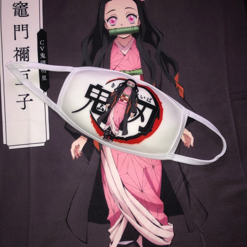Nezuko Demon Slyer Anime Facemask